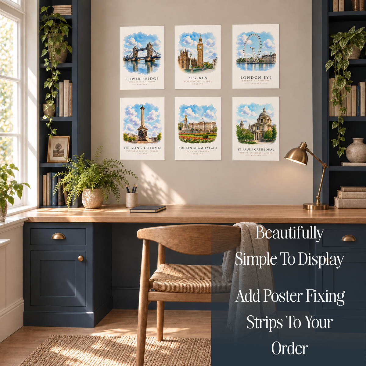London Collection - Six Vibrant Watercolour Artworks