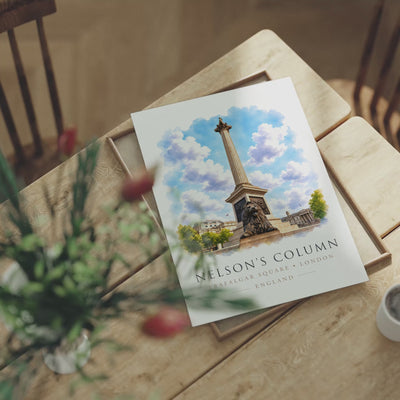 Nelson's Column Trafalgar Square art print hero video